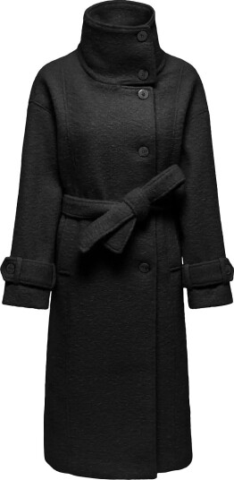 ONLY Onlbrandy High Neck Coat Otw BLACK M ONLY Onlbrandy High Neck Coat Otw BLACK M
