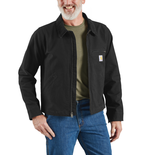 Carhartt Avslappet passform and duck detroit Jakke Herre Black XXL