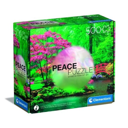 Clementoni Peace Collection Puslespil 500 Brikker Raindrops Lullaby