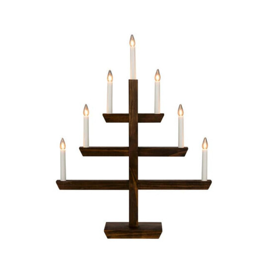 Adventstake 7 armet Brun Adventstake 7 armet Brun