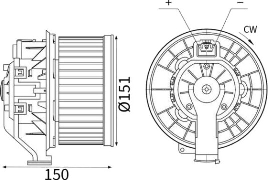 Kupévifte MAHLE AB 238 000S