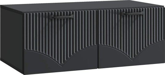Vegghengt TV skap Svart 78,5 x 41 x 30 cm Konstruert tre