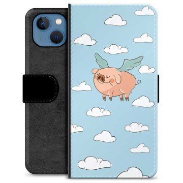 iPhone 13 Premium Lommebok-deksel Flygende Gris