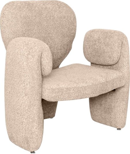 Calvero lenestol i stoff Beige
