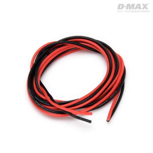Dynomax 9231 Wire Red & Black 22AWG D0.6/1.7mm x 1m
