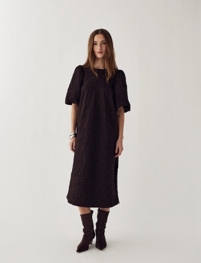 Noella N Pastis Long Dress Brown XXL