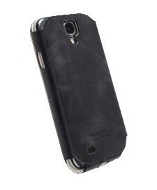 Krusell Flipcover Kiruna - Beskyttende Deksel For Mobiltelefon - Ekte Skinn - Svart - For Samsung Galaxy S4