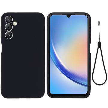 Samsung Galaxy F34/M34 5G Liquid Silikondeksel Svart