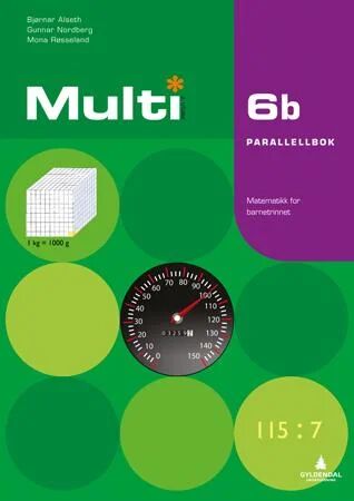 Multi 6b, 2. Utgåve Av Bjørnar Alseth, Gunnar Nordberg, Mona Røsseland