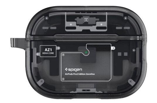 Spigen Acs05593, Boks, Polykarbonat (Pc), Termoplastisk Polyuretan (Tpu), 40 G, Svart, Grå