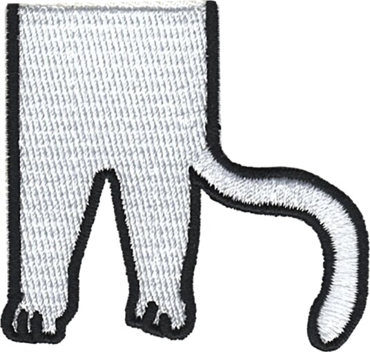Märkbar Stoffmerke Longcat Ben og Hale V-2-6 Märkbar Stoffmerke Longcat Ben og Hale V-2-6