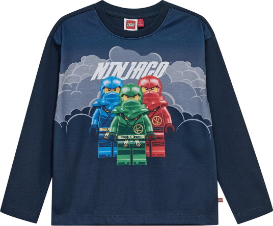 LEGO® Ninjago T skjorte   LWTaj 611   Navy   LEGO® Wear   6 år (116)   T skjorte Blå Grønn Marineblå Rød
