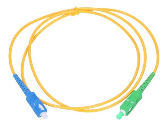 Extralink Koblingskabel Sc/Upc Enkeltmodus Hann Til Sc/Apc Enkeltmodus Hann 1 M 1 M 3 Mm Fiberoptisk Simpleks G.657.A1 ex.1766 Extralink Koblingskabel Sc/Upc Enkeltmodus Hann Til Sc/Apc Enkeltmodus Hann 1 M 1 M 3 Mm Fiberoptisk Simpleks G.657.A1 ex.1766