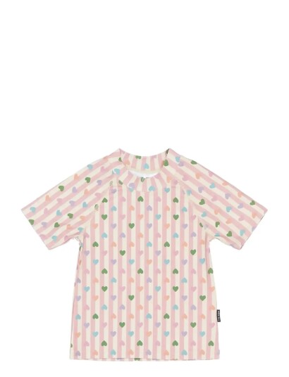 Mikk line Swim Shirt Uv Aop Grs   Pink   98/104CM