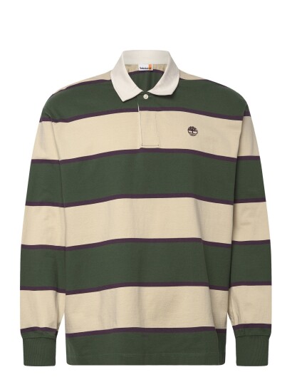 Timberland Rugby Polo Shirt Pineneedle / Putty Green XL Timberland Rugby Polo Shirt Pineneedle / Putty Green XL