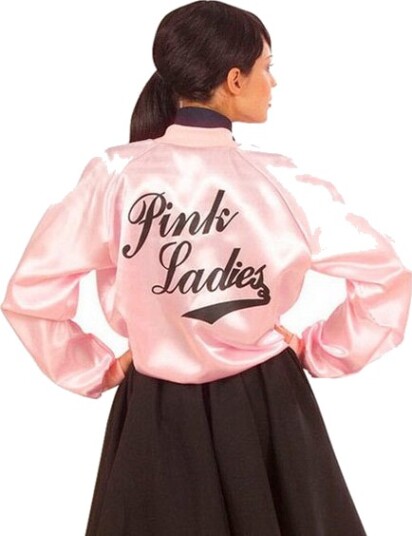 Widmann Pink Ladies Kostyme Jakke Strl L/XL