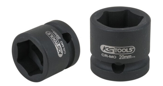Ks Tools 515.0068, Støpselsett, 1/2", Metrisk, 15 Hoder, 20 Mm, Krom-Molybden-Stål