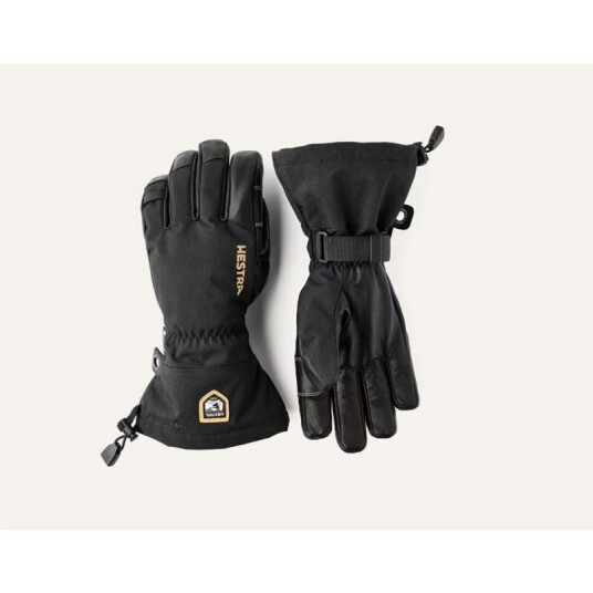 Hestra Army Leather Gore-Tex 5 Finger Black/Black Black/Black 6 Hestra Army Leather Gore-Tex 5 Finger Black/Black Black/Black 6
