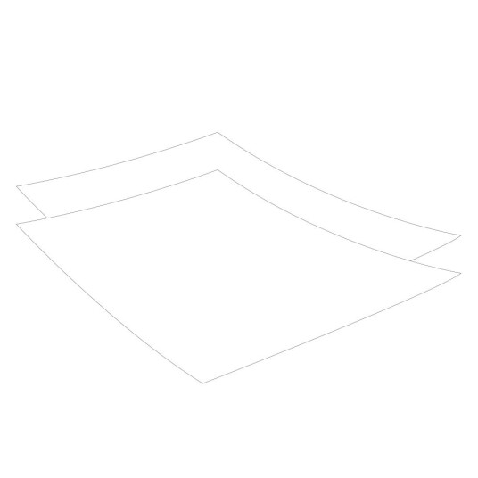 Fotokartong 50x70 300g hvit