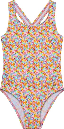 Color Kids Badedrakt   Kål m. Hjerter   Color Kids   2 år 92   Badetøy