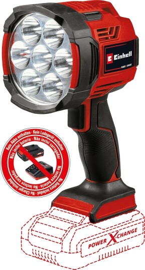Einhell 2500 lumen LED Arbeidslampe TE-CL 18/2500 med Justerbar Lysstyrke - Sort Einhell 2500 lumen LED Arbeidslampe TE-CL 18/2500 med Justerbar Lysstyrke - Sort