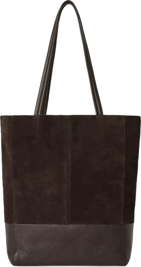 ECCO Ecco Aven Tote Suede Brown ONE SIZE ECCO Ecco Aven Tote Suede Brown ONE SIZE
