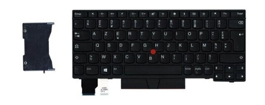 Lenovo Lite-On - Brbart tastatur - til utskifting - Fransk - Svart Lenovo Lite-On - Brbart tastatur - til utskifting - Fransk - Svart