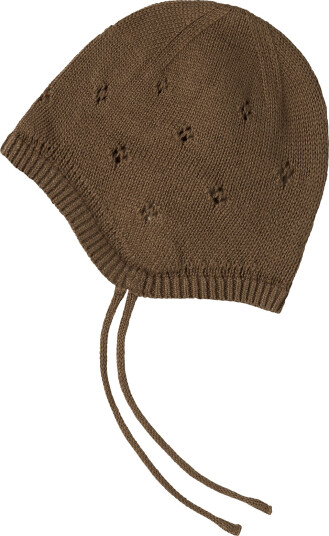 Lil"Atelier Nbnlaguna Knit Hat Lil - Brown - 45-47