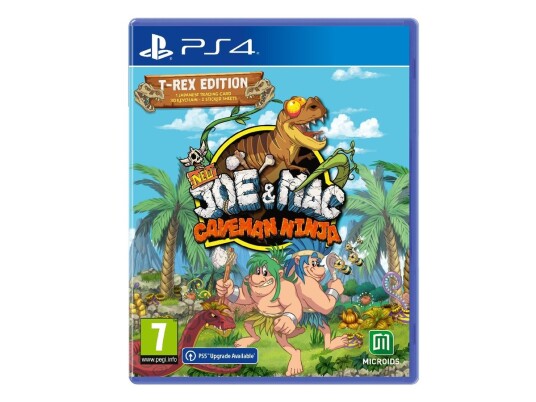 New Joe & Mac: Caveman Ninja - T-Rex Edition (PS4)