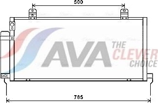 AVA COOLING SYSTEMS MTA5221D Kondensator, klimaanlegg AVA COOLING SYSTEMS MTA5221D Kondensator, klimaanlegg