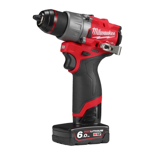 Milwaukee M12 FDD2-602X Borskrutrekker med batteri og lader Maskiner