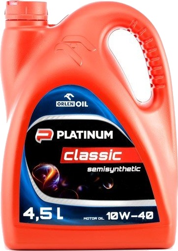 Motorolje ORLEN PLATINUM CLASSIC SEMISYNTHETIC 10W-40 4.5L