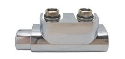 Kriss Twin ventilsett vinkel, Krom Kriss Twin ventilsett vinkel, Krom