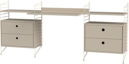 String kontor beige Kombinasjon C