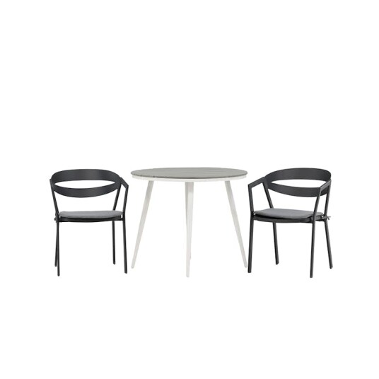 Cafégruppe Venture Home Break Ø90 cm med 2 Slit Stoler