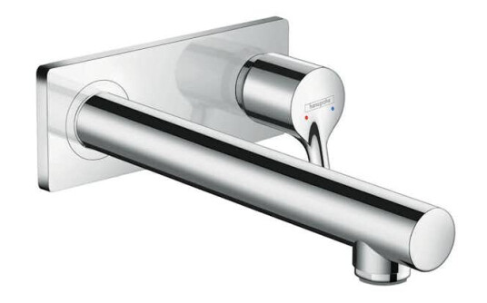 Hansgrohe Talis 2-hulls servantbatteri Tutlengde 165 mm, Krom