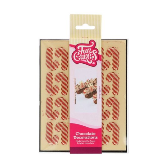 Funcakes Sjokolade Dekorasjoner Sukkerstenger Pk/24