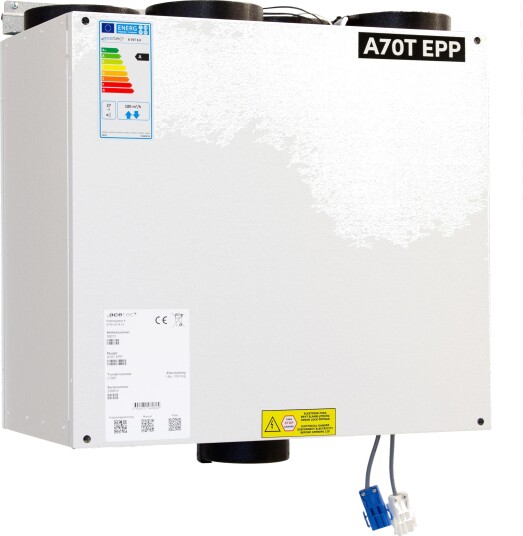 Acetec A70T EPP EvoControl Ventilasjonsaggregat hvit Ventilasjon