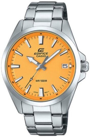 Casio Herreklokke EFV 100D 9AVUEF Edifice Orange/Stål Ø42 mm Casio Herreklokke EFV 100D 9AVUEF Edifice Orange/Stål Ø42 mm