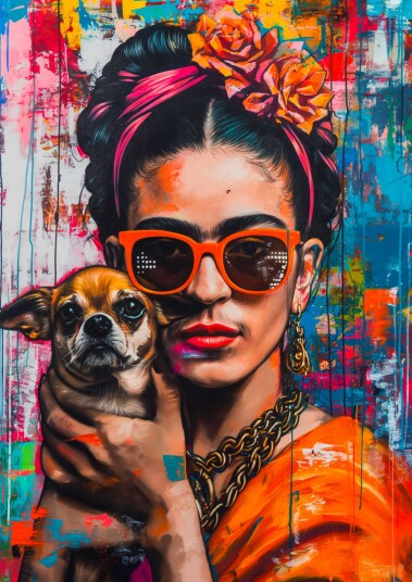 Plakat Frida Kahlo Portrett
