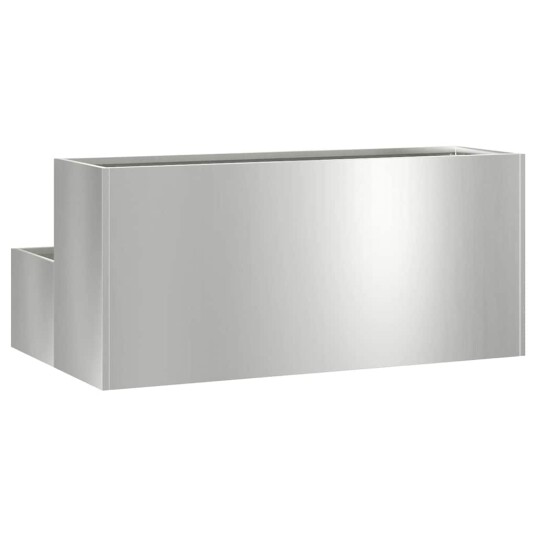 2 Nivå Hageplantekasse 100x60x45 cm Laget av Galvanisert Stål