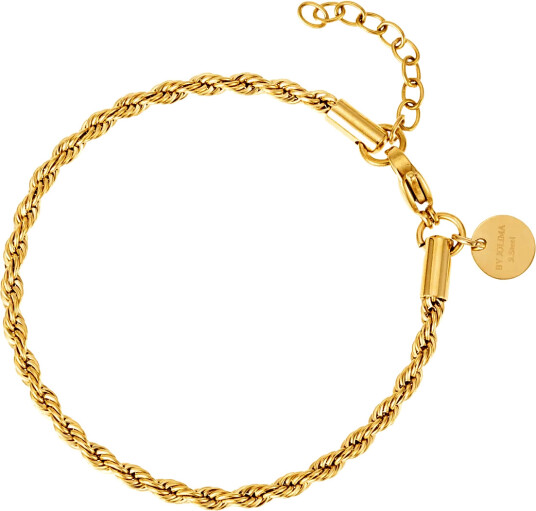 By Jolima Rope Bracelet   Gold   ONE SIZE 18 cm