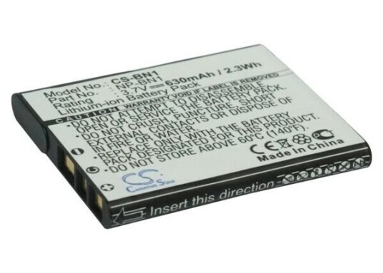 Batteri til kamera for Sony Cyber-shot DSC-TX7, Cyber-shot DSC-TX7/R etc.