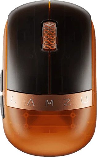 Lamzu Orcus Oransje Gamingmus Optisk 5 knapper