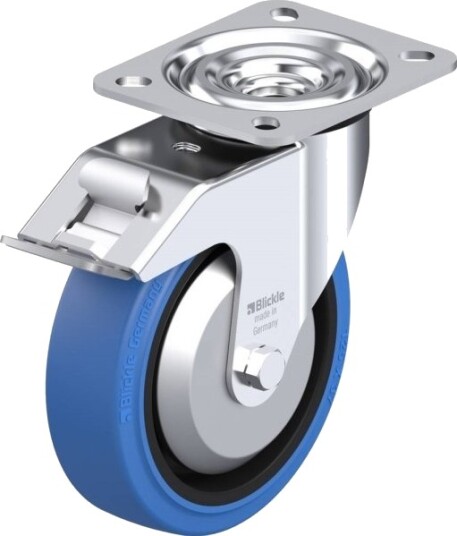 Blickle 720839 Styrehjul Med Brems 125 Mm 250 Kg 1 Stk