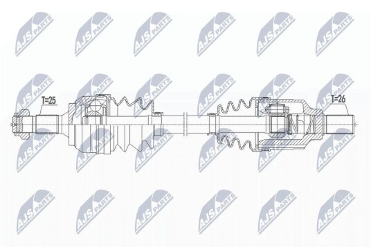 Nty Drivaksel NTY NPW CT 087 Nty Drivaksel NTY NPW CT 087