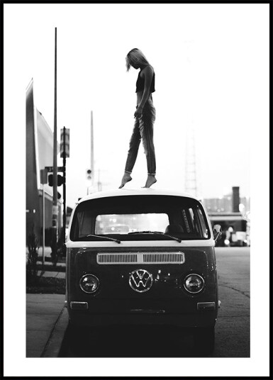 Volkswagen Girl Plakat Plakat / 70x100cm