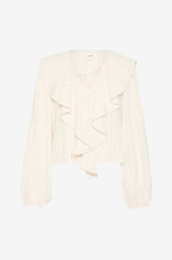 Soaked in Luxury - Bluse slRoya Blouse LS - Beige