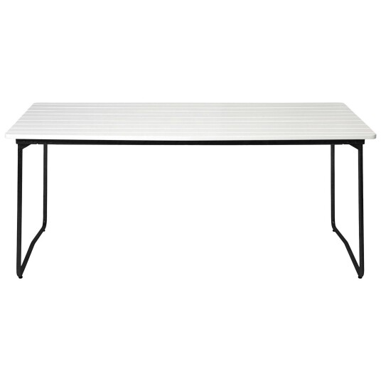 Grythyttan Stålmöbler Grythyttan Stålmöbler B31 Bord 92x170 cm White lacquered Eik / Sort