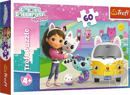 Trefl Pappussel Trefl 60 Bitar Gabby"s Dollhouse Multi/patterned ONE SIZE